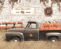 Fall Pumpkin Market Fine Art Print