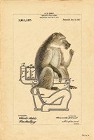 Monkey in Bowl Fine Art Print