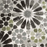 Alhambra Tile III Gray Green Fine Art Print