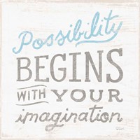 Possibility Gray Fine Art Print