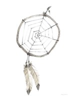 Indian Dream Catcher Neutral Crop Fine Art Print