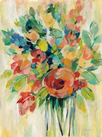Earthy Colors Bouquet I Fine Art Print