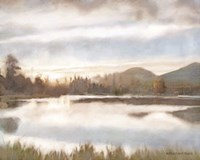 Lakeview Sunset Landscape Fine Art Print