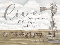 Live Like Someone? Fine Art Print