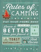 Comfy Camping I Framed Print