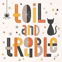 Retro Halloween V Framed Print