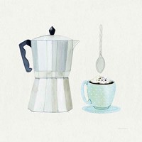 Coffee Break VII Tan Fine Art Print