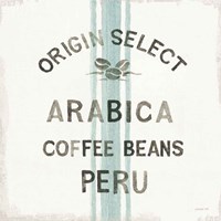 Wake Me Up Coffee Sack I Framed Print