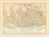Map of Toronto Fine Art Print