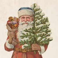 Victorian Santa IV Fine Art Print