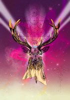 Cosmic Stag Fine Art Print