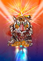 Cosmic Tiger Fine Art Print