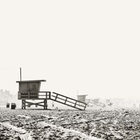 BW Lifeguard Fine Art Print