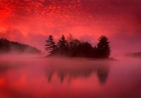 Islands In The Pink Fine Art Print