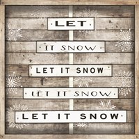 Let It Snow Fine Art Print