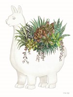 Proud Llama Pot II Fine Art Print