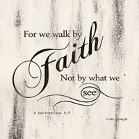 Walk by Faith Fine Art Print