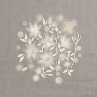 Flower Bunch on Linen III Fine Art Print