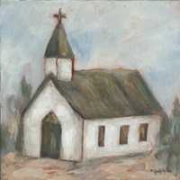 Chapel on the Hill Fine Art Print