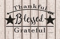 Blessed Thankful Grateful Fine Art Print