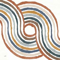 Rainbow Road II Thick Lines Fine Art Print