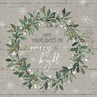 Holiday on the Farm IX - Merry and Bright Fine Art Print