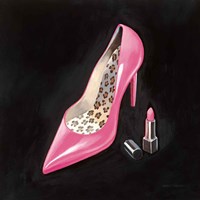 The Pink Shoe II Crop Fine Art Print