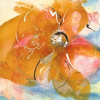 Amber Wash I Framed Print