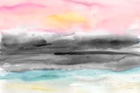 Pink Sunset Abstract landscape Fine Art Print