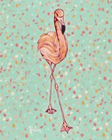 Flamingo Portrait II Fine Art Print