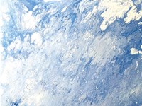 Earth Blues Abstract landscape Fine Art Print