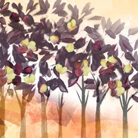 Pink Trees dark Fine Art Print