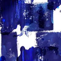 Indigo Abstract IV Fine Art Print
