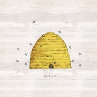 Bee's Life V-Beehive Fine Art Print