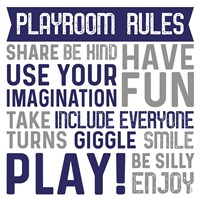 Playroom Rules II Fine Art Print