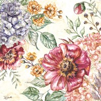Wildflower Medley Square II Fine Art Print