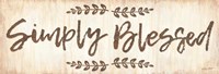 Simply Blessed Fine Art Print