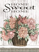 Home Sweet Home Peonies Fine Art Print