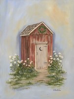 Country Outhouse II Fine Art Print