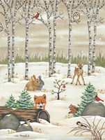 Woodland Critters Fine Art Print