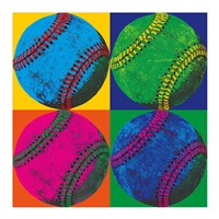 Ball Four - Baseball Framed Print