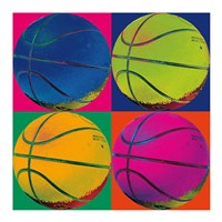 Ball Four - Basketball Framed Print