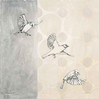 Sparrows Alighting Fine Art Print