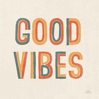 Retro Words I Fine Art Print