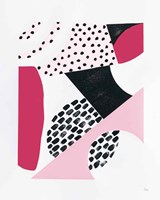 Luminous Tumble II Pink Fine Art Print