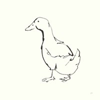 Line Duck I Fine Art Print