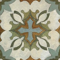 Old World Tile IX Fine Art Print