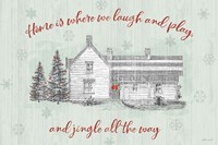 Farmhouse Christmas I Fine Art Print