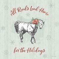 Farmhouse Christmas IV Framed Print