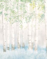 Soft Birches II Fine Art Print